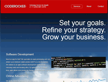 Tablet Screenshot of coderocket.com